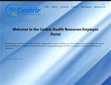 Tablet Screenshot of centrixhr.com